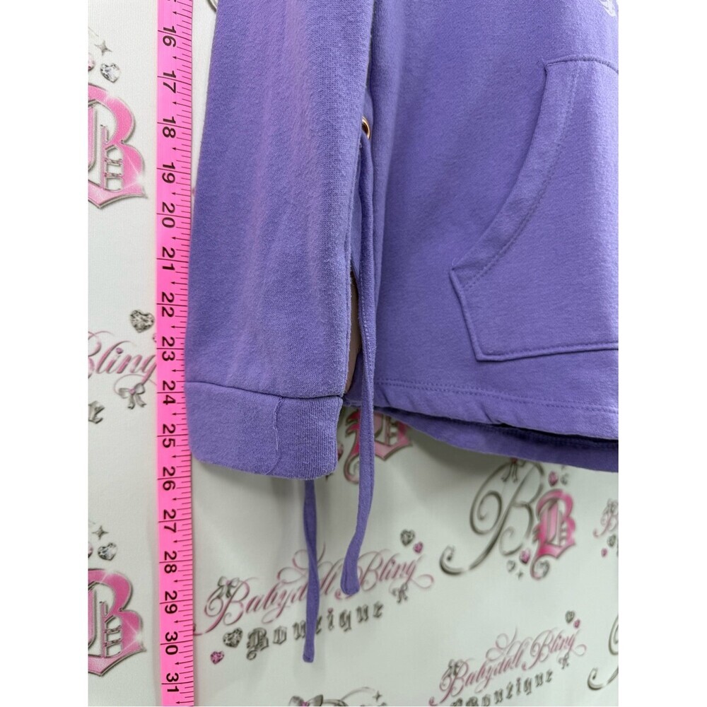 Disney cruise line sweater hoodie Purple Minnie Mouse Lace-Up Hoodie letβs sail - Picture 5 of 11